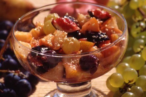 Salade de fruits d’automne au sésame