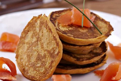 Blinis délicieux à la patate douce