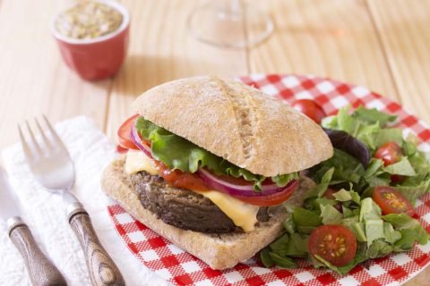 Burgers végétariens au steak de lentilles