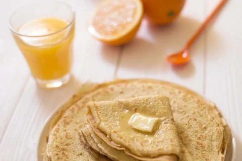Succulentes crêpes au jus d&rsquo;orange