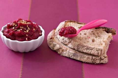 Houmous de betterave