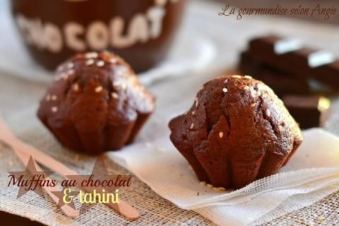 Muffins chocolat et tahini