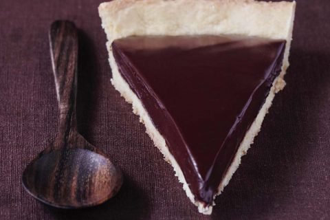 Tarte exquise ganache au chocolat noir