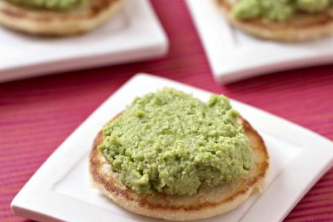 Succulent houmous de petits pois