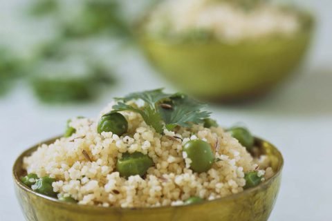 Merveilleux taboulé aux petits pois et aux épices