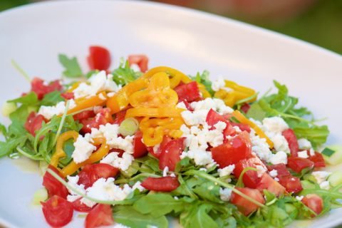 Salade d’été à la roquette