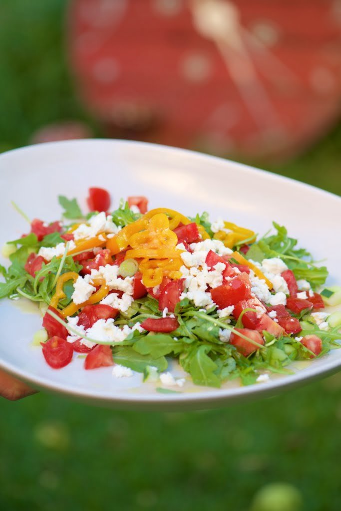 Salade d’été à la roquette