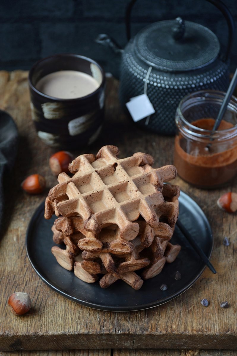 Gaufres au chocolat Okara