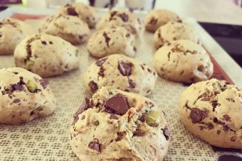 Cookies vegan pistache chocolat