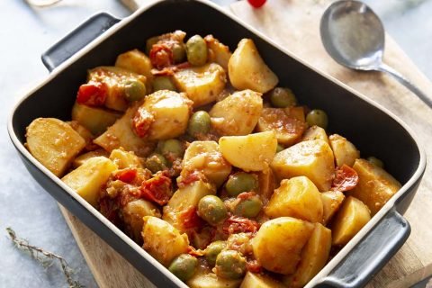 Tajine de pommes de terre aux olives