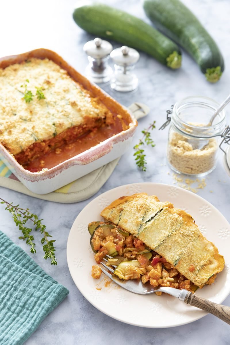 Lasagnes vegan aux courgettes