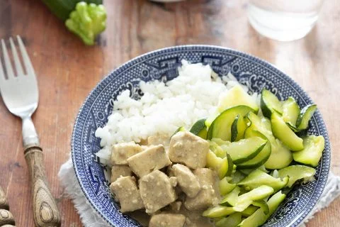 Tofu à la sauce satay