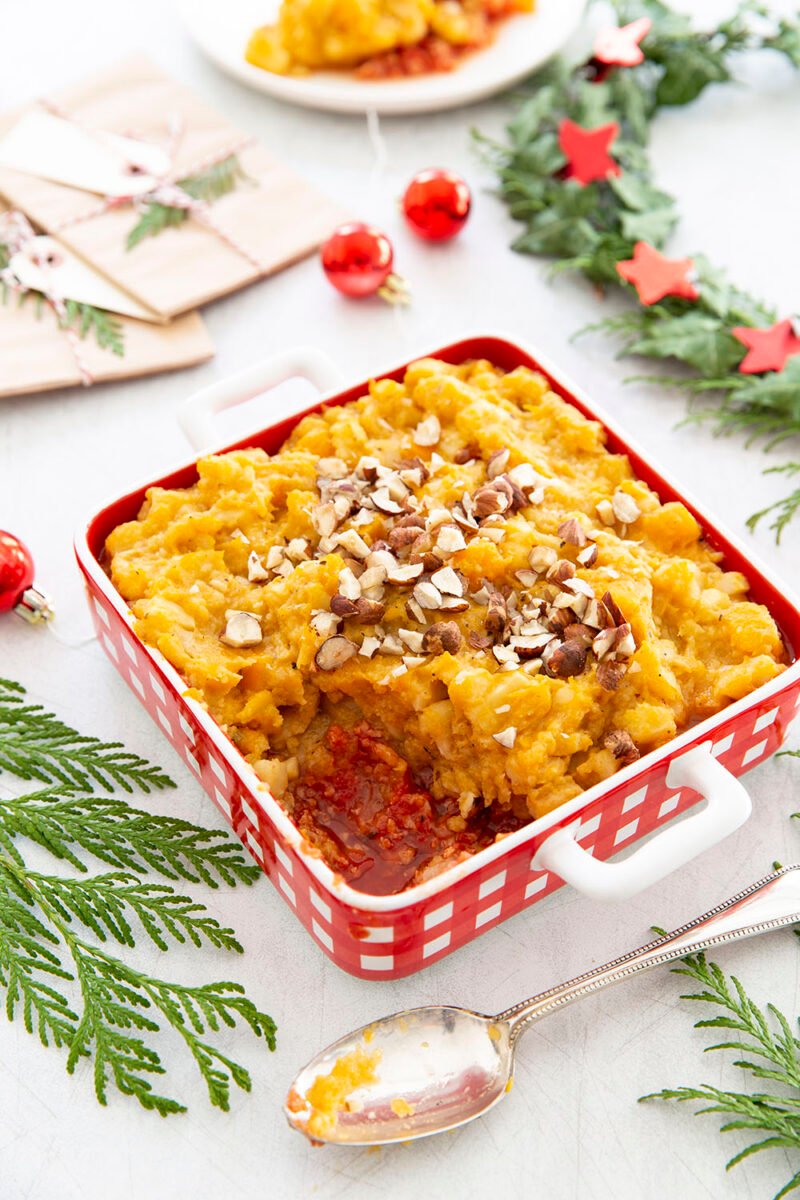 Parmentier végétal panais butternut – recette de Noël